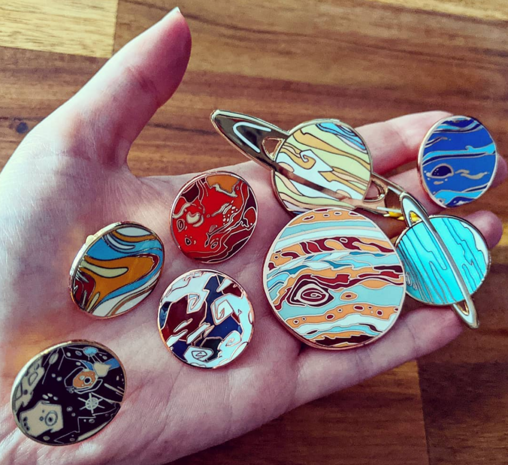 Solar System Pin Set
