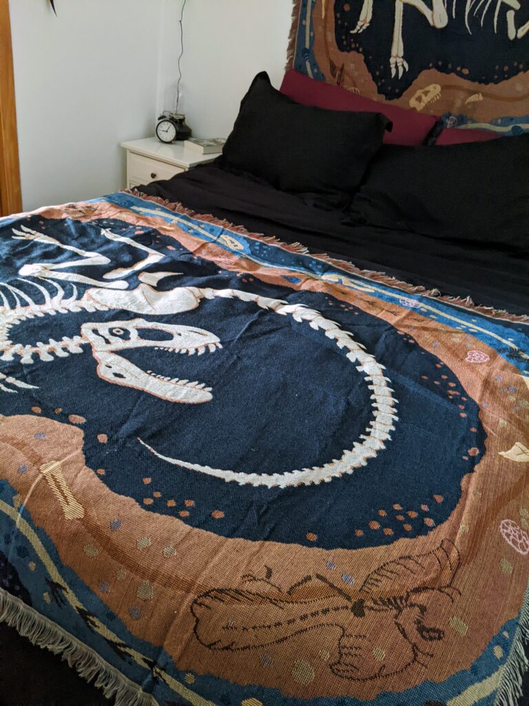 The King's Grave Woven Blanket