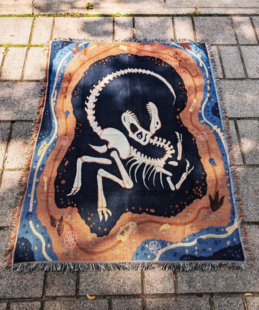 The King's Grave Woven Blanket
