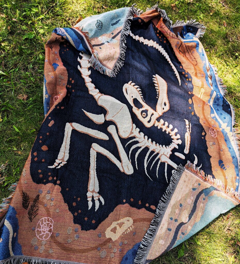 The King's Grave Woven Blanket