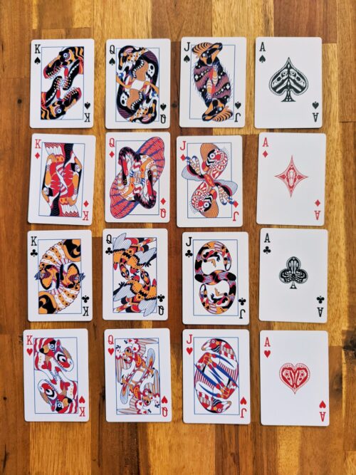 Theropods Playing Card Deck BLUE (Preorder) - Image 2