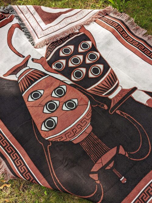 Eyes of Antiquity Woven Blanket - Image 2