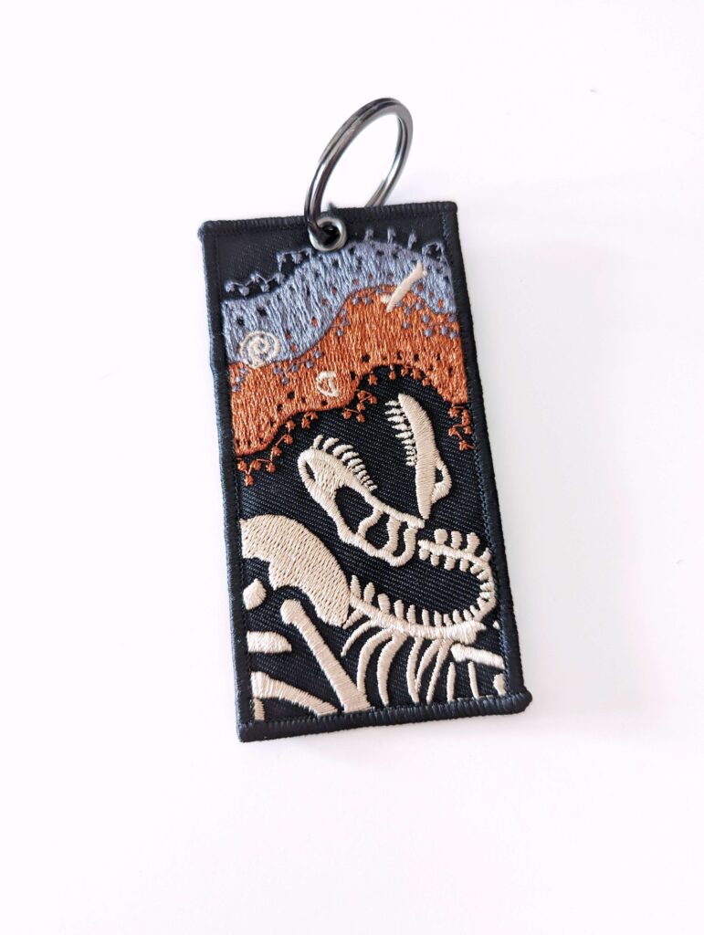 King's Grave Jr Embroidered Keychain