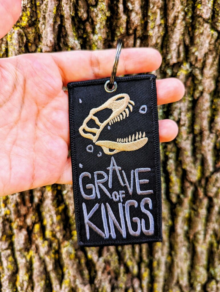 King's Grave Jr Embroidered Keychain
