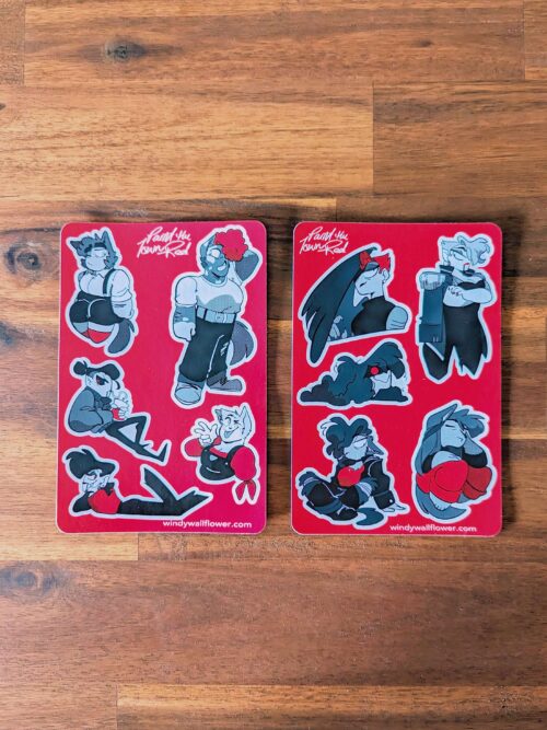 Paint the Town Red Sticker Sheets - Image 2