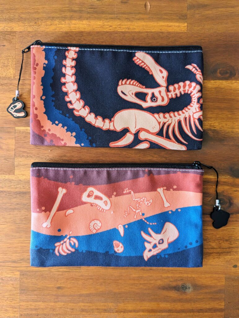 Bonebed Zipper Pouch