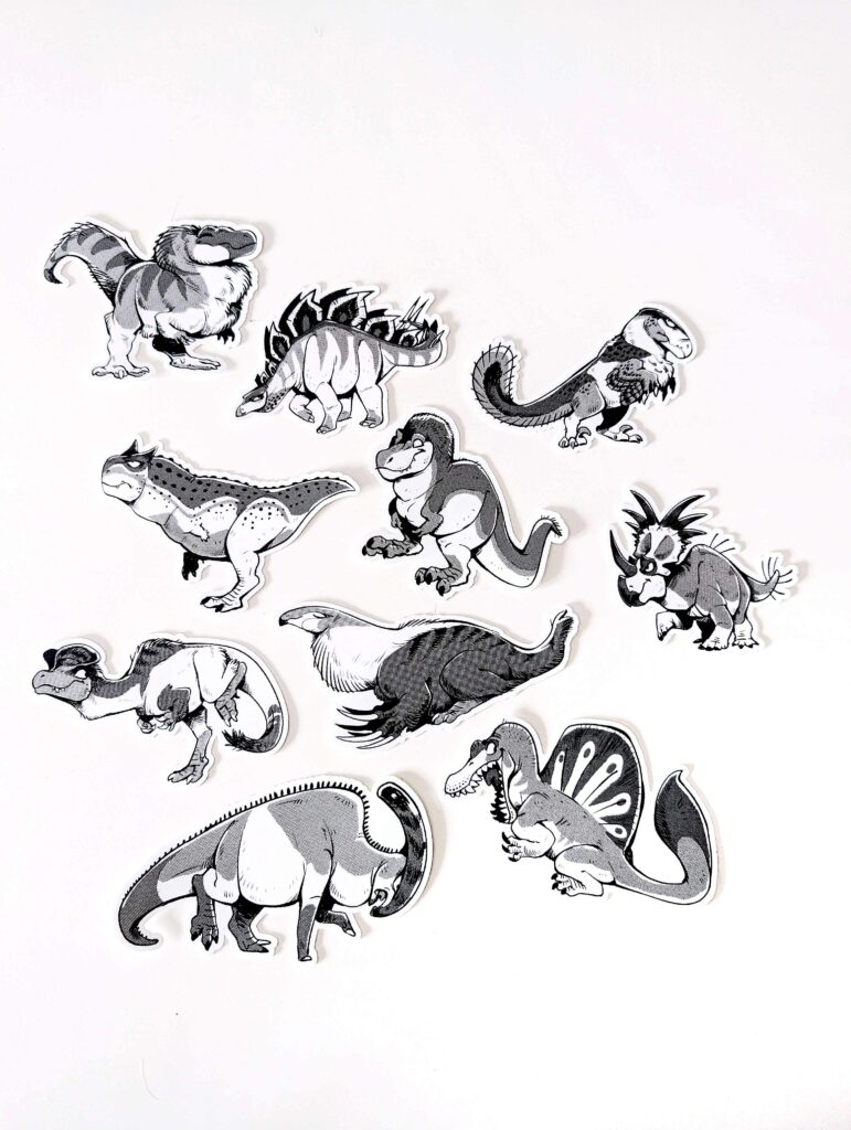 Dinovember Stickers