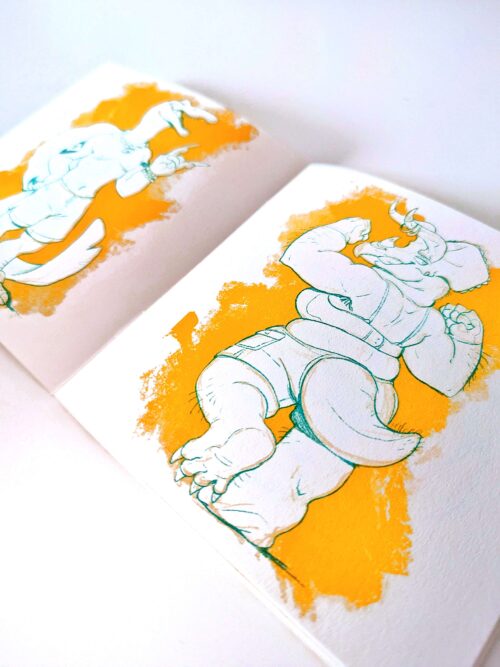 Dino Dykes Risograph Zine - Image 2