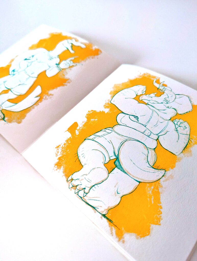 Dino Dykes Risograph Zine