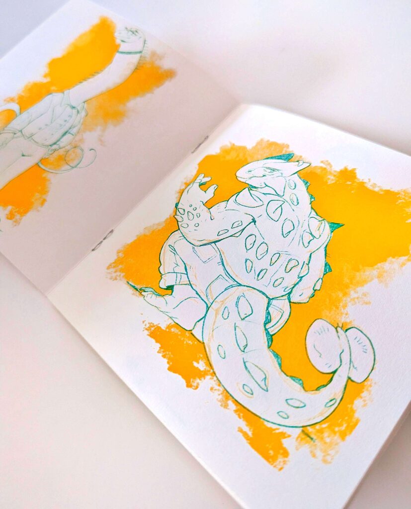Dino Dykes Risograph Zine