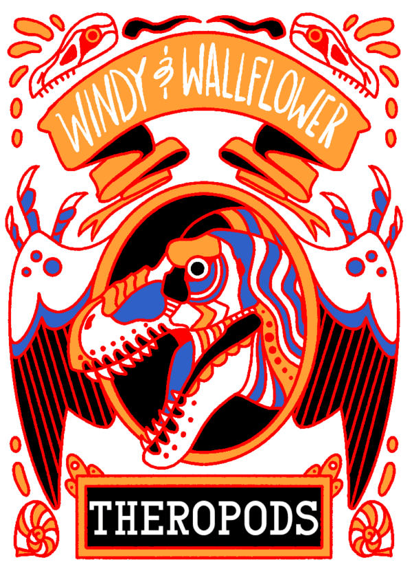 Theropods Playing Card Deck (RED)