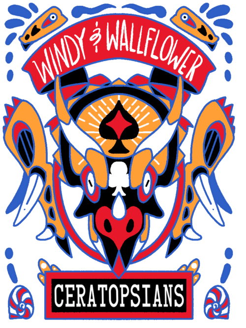 Ceratopsians Playing Card Deck