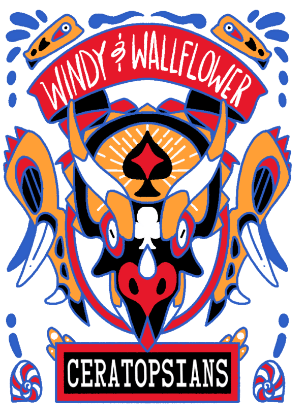 Ceratopsians Playing Card Deck