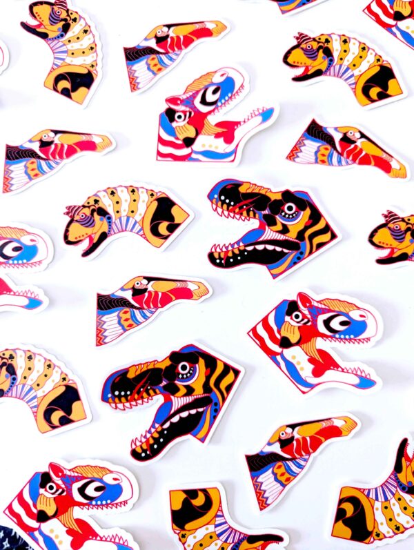 Theropod Kings Stickers