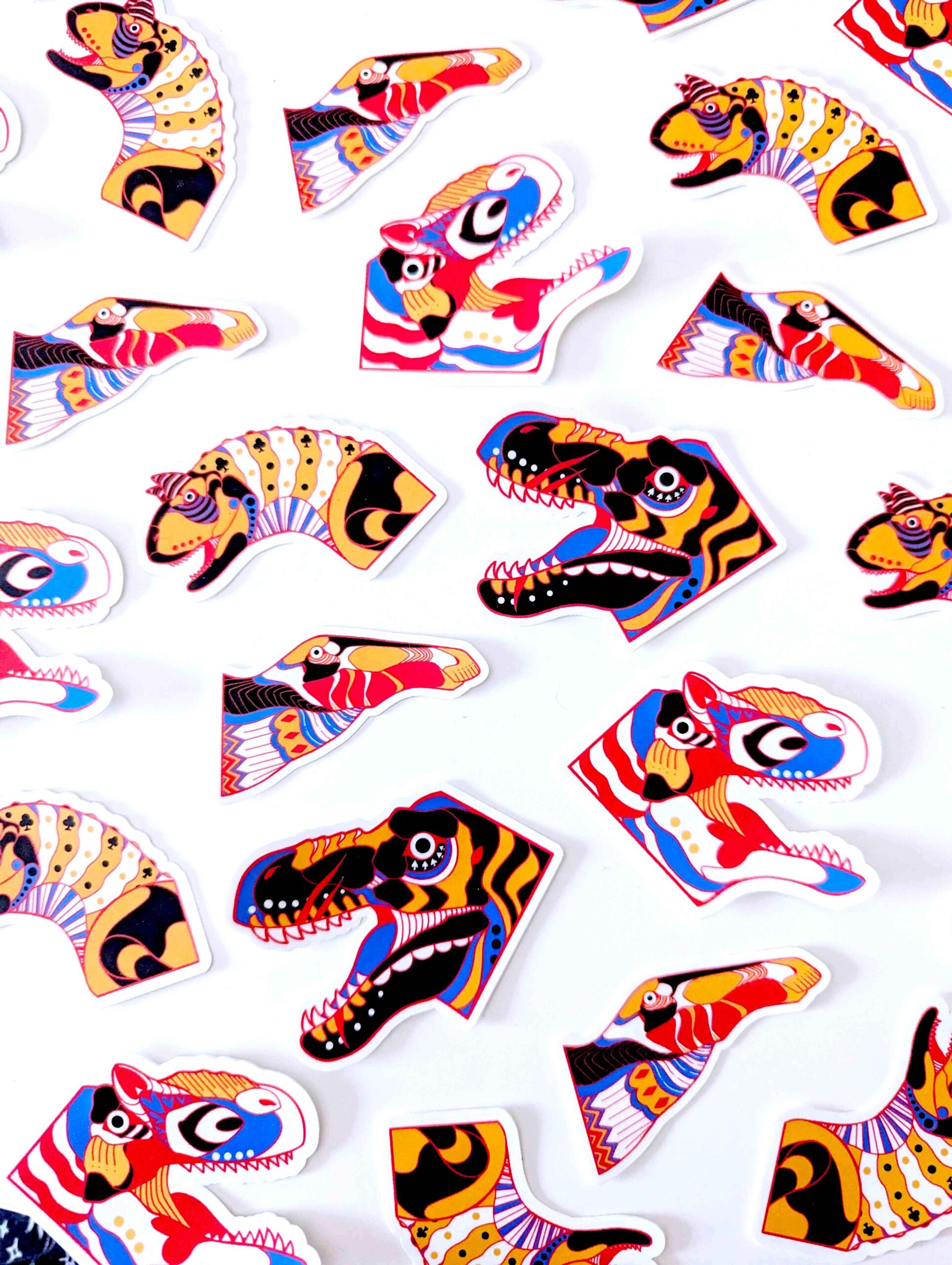 Theropod Kings Stickers - Image 1