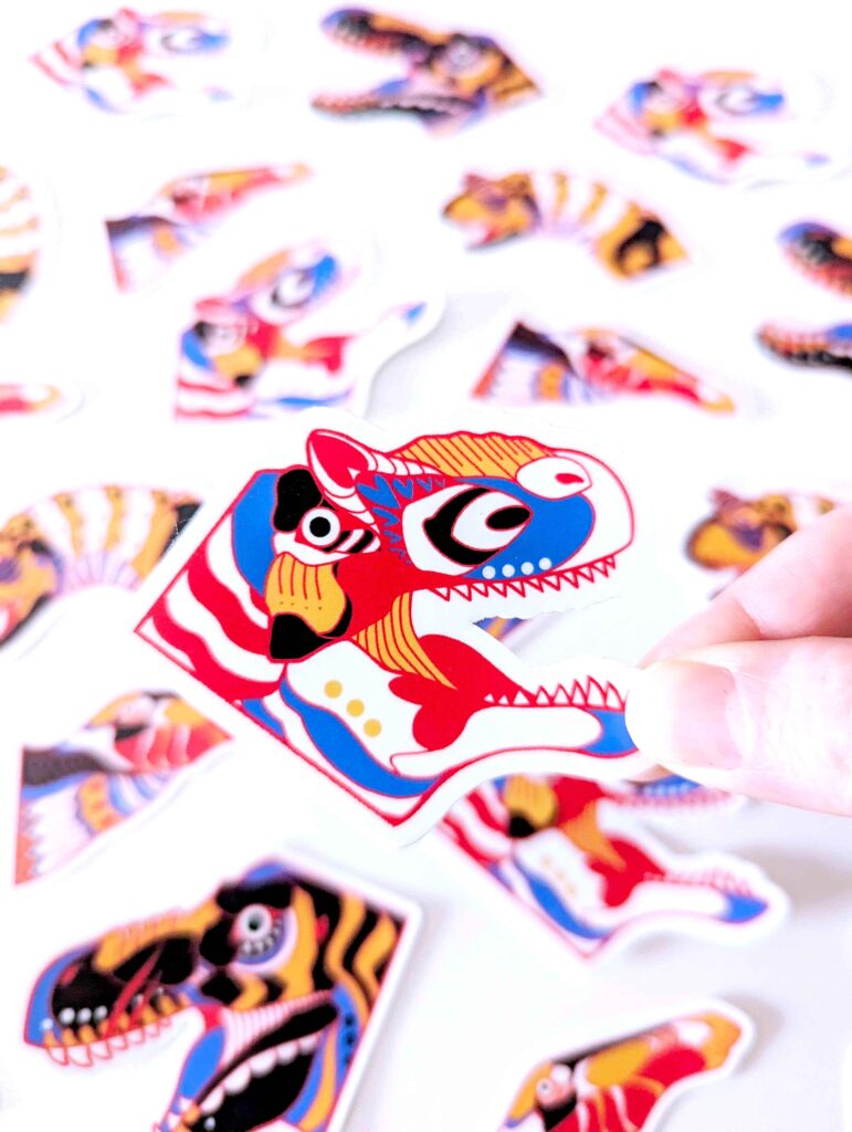 Theropod Kings Stickers
