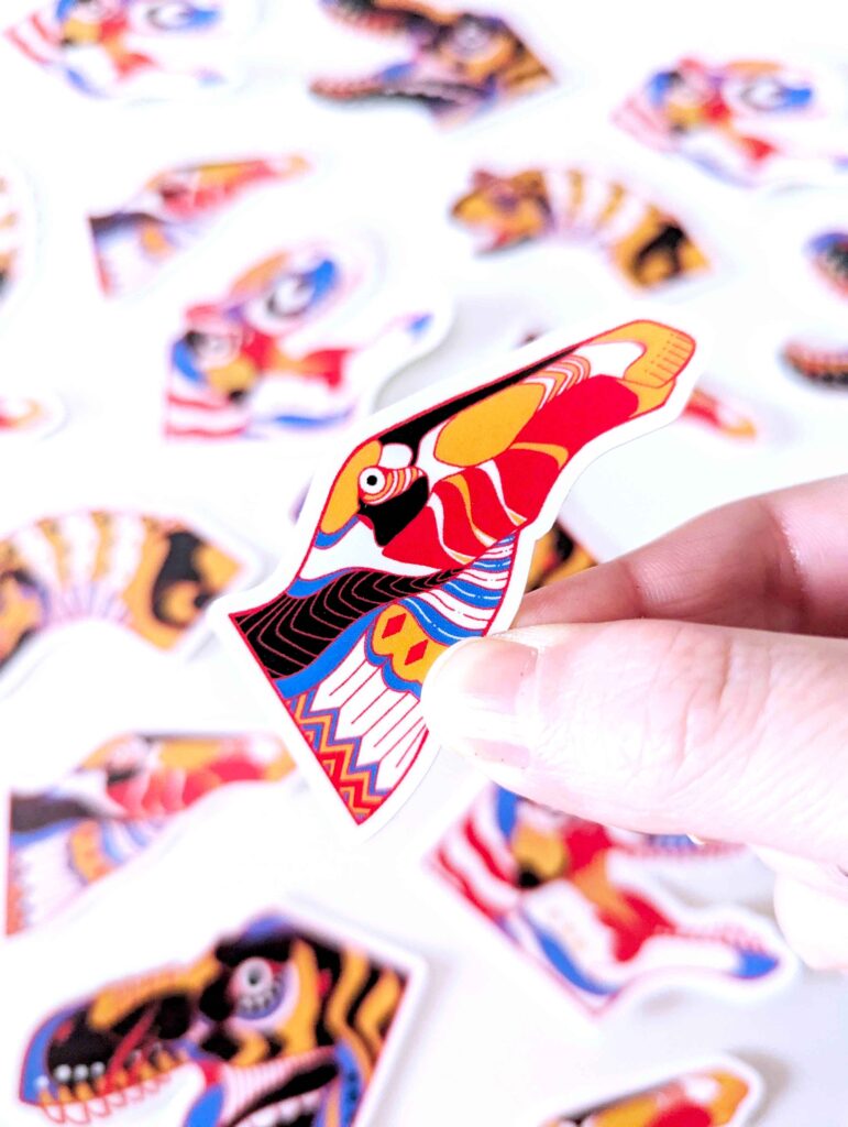 Theropod Kings Stickers